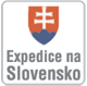 Slovensk&aacute; republika: Zbož&iacute; expedujeme po obdržen&iacute; objedn&aacute;vky. Faktura bude vystavena v CZK + 19 % DPH / u platců daně fakturačn&iacute; č&aacute;stka vystaven&aacute; bez 19 % DPH /, hodnota dob&iacute;rky bude přepočtena podle aktu&aacute;ln&iacute;ho denn&iacute;ho kurzu (deviza prodej) použ&iacute;van&eacute;ho přepravn&iacute; společnost&iacute; ČP, tzn. platba při převzet&iacute; z&aacute;silky proběhne v SKK. Dob&iacute;rka čin&iacute; 300 Kč s DPH .