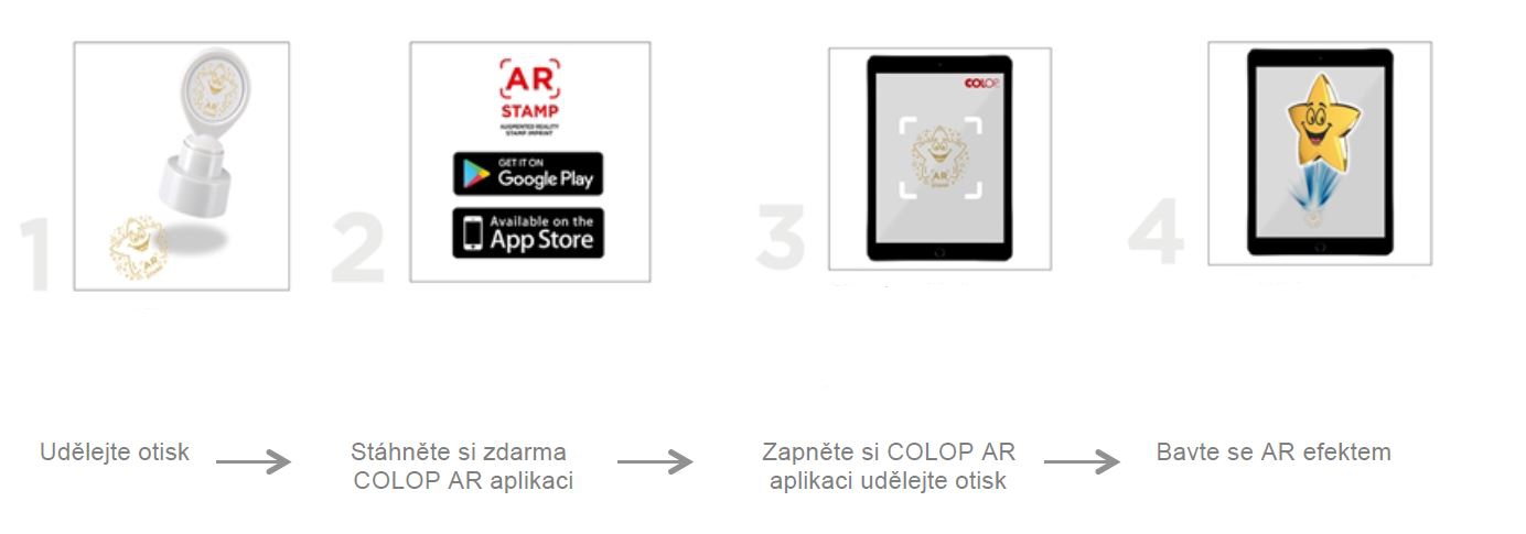 Motivační razítka s funkcí Augmented Reality