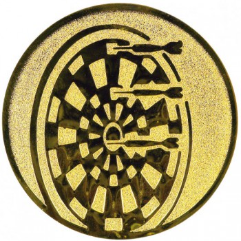 Poháry.com® Emblém šipky zlato 25 mm