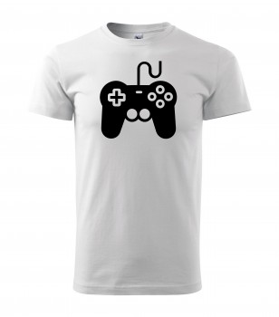 Poháry.com® Tričko pro hráče H01 bílé s černým potiskem XL pánské