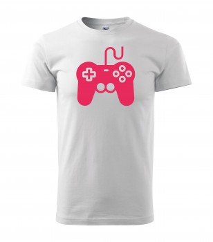 Poháry.com® Tričko pro hráče H01 bílé s růžovým potiskem S pánské