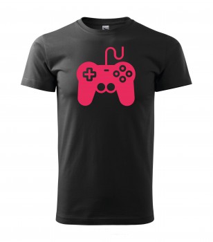 Poháry.com® Tričko pro hráče H01 černé s růžovým potiskem