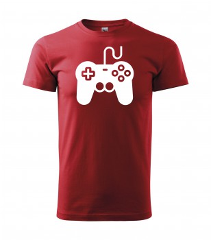 Poháry.com® Tričko pro hráče H01 červené s bílým potiskem S pánské