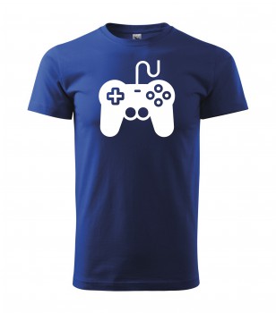 Poháry.com® Tričko pro hráče H01 královská modrá s bílým potiskem XS pánské