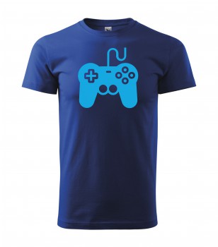 Poháry.com® Tričko pro hráče H01 královská modrá se sv. modrým potiskem XL pánské