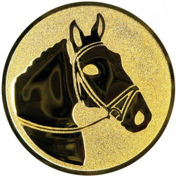 Poháry.com® Emblém kůň zlato 25 mm