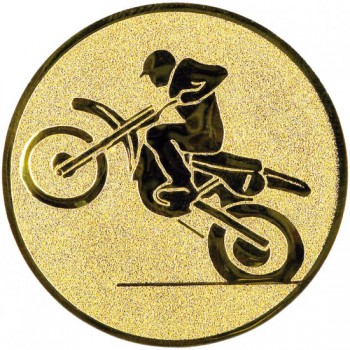 Poháry.com® Emblém motokros zlato 25 mm