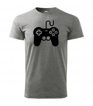 Poháry.com® Tričko pro hráče H01 šedé s černým potiskem XL pánské