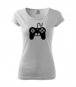 Poháry.com® Tričko pro hráče H01 bílé s černým potiskem dámské XL dámské