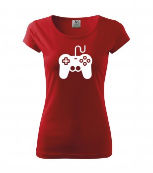 Poháry.com® Tričko pro hráče H01 červené s bílým potiskem dámské XL dámské