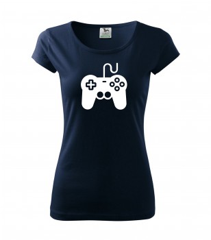 Poháry.com® Tričko pro hráče H01 námořní modrá s bílým potiskem dámské S dámské