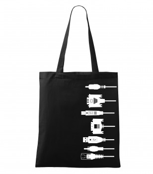 Poháry.com® Bavlněná taška černá HANDY - T10