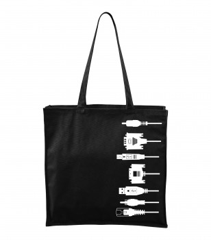 Poháry.com® Bavlněná taška černá CARRY - T10