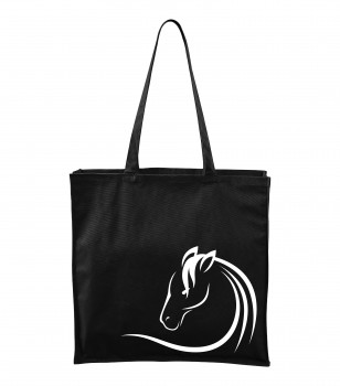 Poháry.com® Bavlněná taška černá CARRY - T17