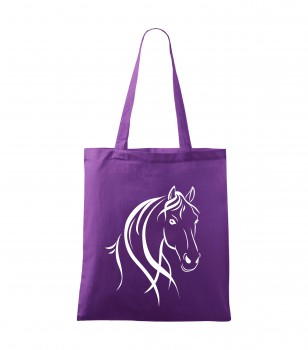 Poháry.com® Bavlněná taška fialová HANDY - T05