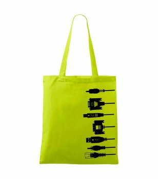 Poháry.com® Bavlněná taška limetková HANDY - T10