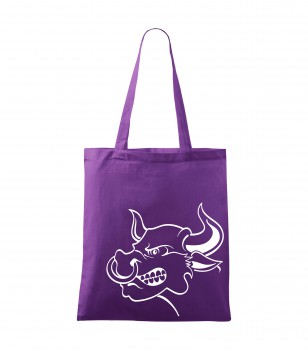 Poháry.com® Bavlněná taška fialová HANDY - T14