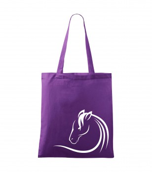 Poháry.com® Bavlněná taška fialová HANDY - T17