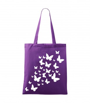 Poháry.com® Bavlněná taška fialová HANDY - T20