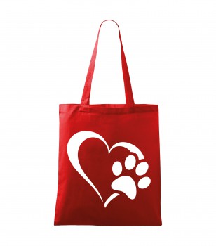 Poháry.com® Bavlněná taška červená HANDY - T130