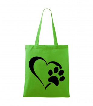 Poháry.com® Bavlněná taška světle zelená HANDY - T130