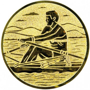 Poháry.com® Emblém veslování zlato 25 mm