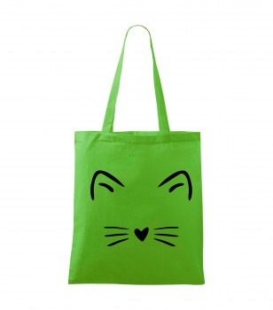 Poháry.com® Bavlněná taška světle zelená HANDY - T262