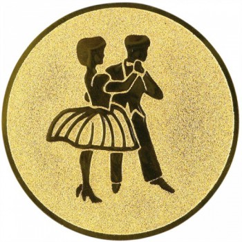 Poháry.com® Emblém tanec zlato 50 mm