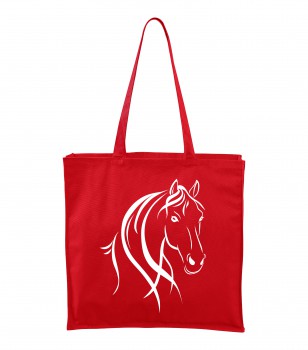 Poháry.com® Bavlněná taška červená CARRY - T05