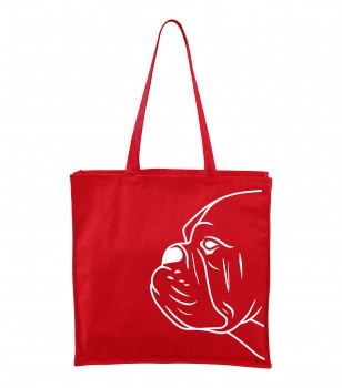 Poháry.com® Bavlněná taška červená CARRY - T15