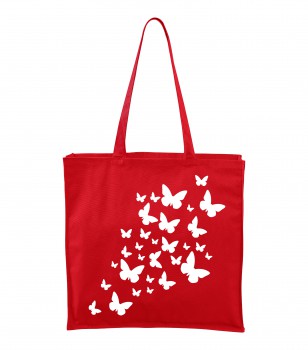 Poháry.com® Bavlněná taška červená CARRY - T20