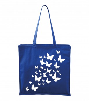 Poháry.com® Bavlněná taška královská modrá CARRY - T20