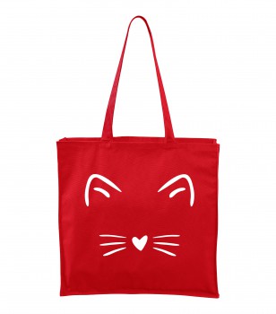 Poháry.com® Bavlněná taška červená CARRY - T262