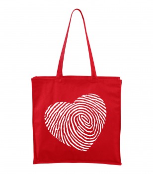 Poháry.com® Bavlněná taška červená CARRY - T317