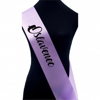 Poháry.com®  Narozeninová šerpa Oslavenec světle fialová