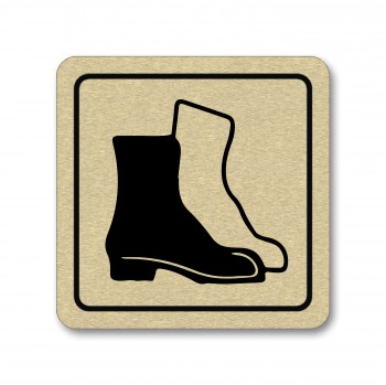 Poháry.com® Piktogram Ochranná obuv zlato