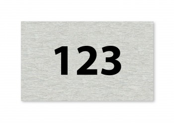 Poháry.com® Číslo na dveře S04 stříbro