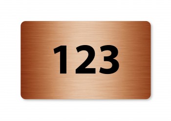 Poháry.com® Číslo na dveře S05 bronz