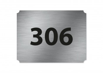 Poháry.com® Domovní číslo DS02 stříbro