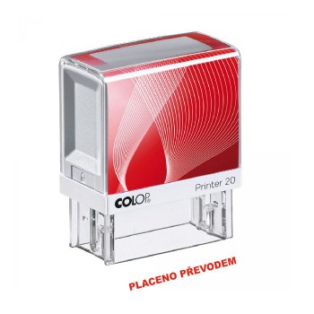 COLOP ® Razítko COLOP Printer 20 / PLACENO PŘEVODEM černý polštářek