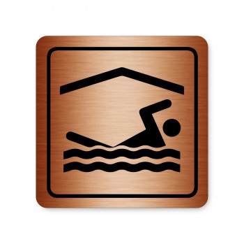 Poháry.com® Piktogram plavání bronz