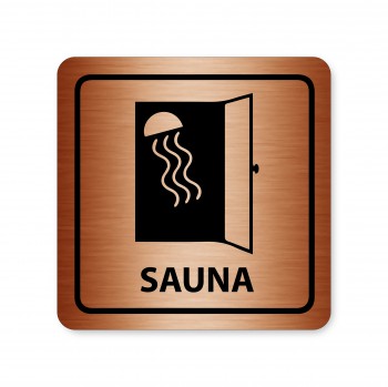 Poháry.com® Piktogram sauna 2 bronz