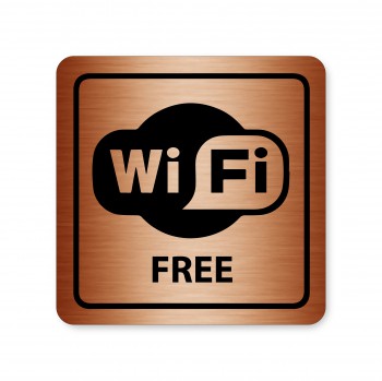 Poháry.com® Piktogram wifi free bronz