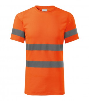 MALFINI ® Reflexní tričko HV Protect reflexní oranžová S pánské