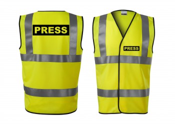 Poháry.com® Reflexní vesta žlutá Press 02 M unisex