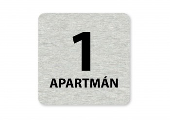 Poháry.com® Piktogram 1.apartmán stříbro