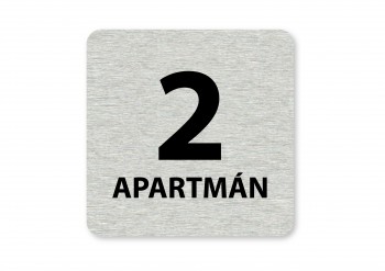 Poháry.com® Piktogram 2.apartmán stříbro
