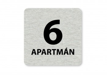 Poháry.com® Piktogram 6.apartmán stříbro