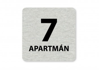 Poháry.com® Piktogram 7.apartmán stříbro