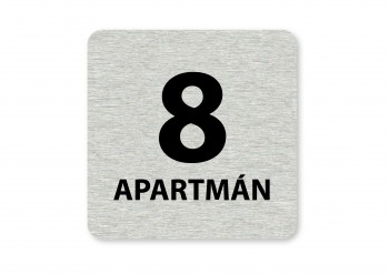 Poháry.com® Piktogram 8.apartmán stříbro